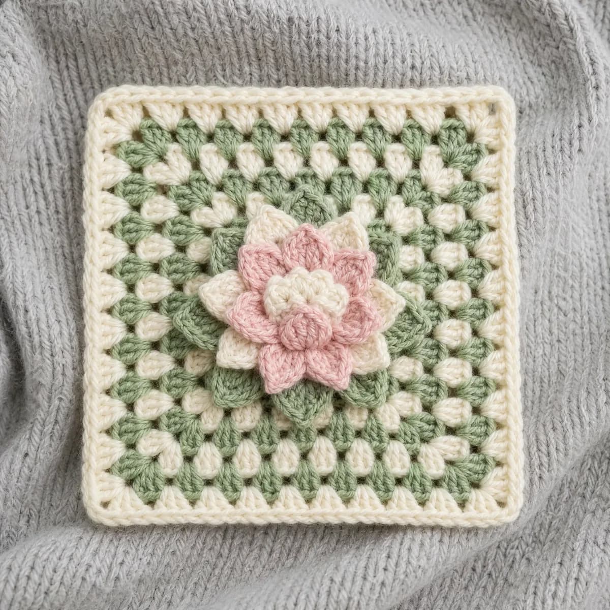 Layered Lotus Granny Square — A Blooming Beginner Favorite crochet pattern