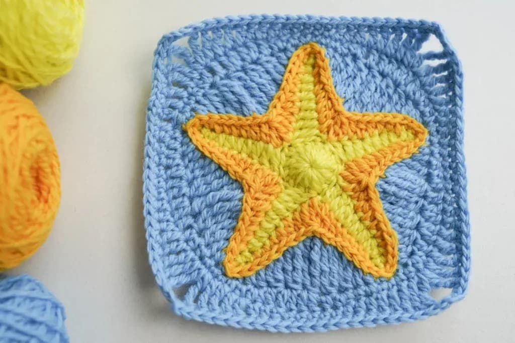 Starfish Granny Square – Free Crochet Pattern crochet pattern
